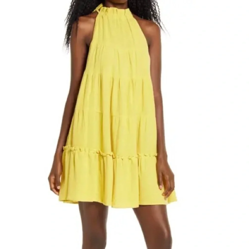 NWT Free People - Yellow Trapeze Dress